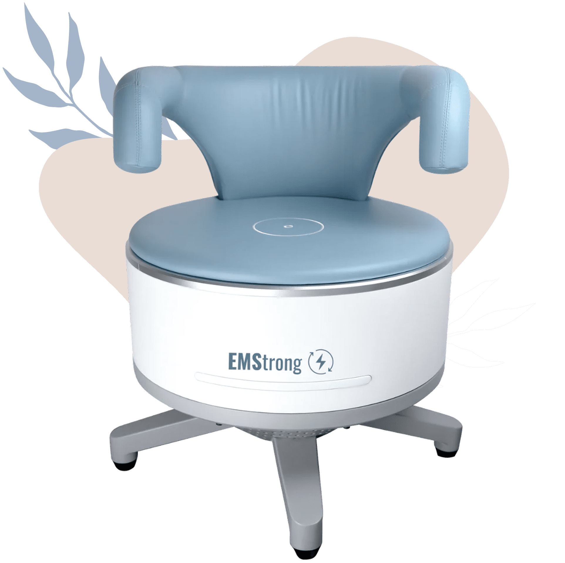 EMStrong electromagnetic chair with botanical leaf design
